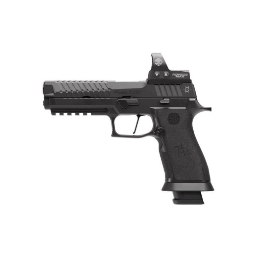 SIG P320 9MM 5IN MAX MOD HEAVY X GRIP 4-21RD STEEL MAG ROMEO1 PRO