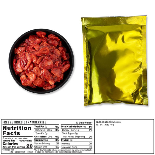 120 Serving Freeze Dried Fruit Bucket